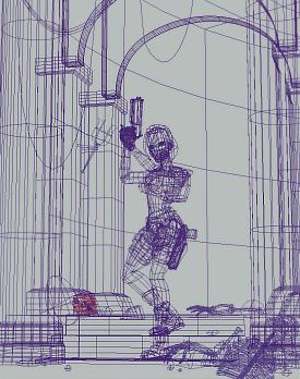 TR1 - RENDER #01 - Exclusive Wireframe