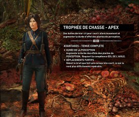 DLC #4 - Tenue "Trophée de Chasse" version "Apex"